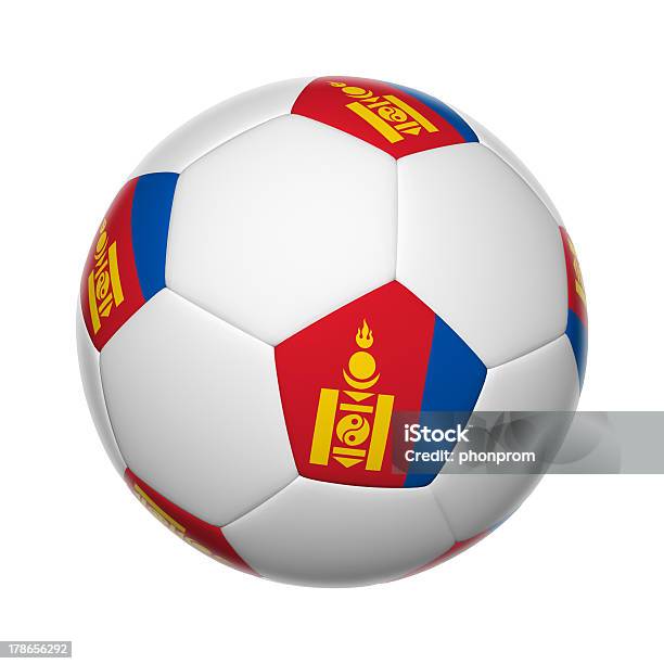 Mongol Bola De Futebol - Fotografias de stock e mais imagens de Bandeira - Bandeira, Bola de Futebol, Criação Digital