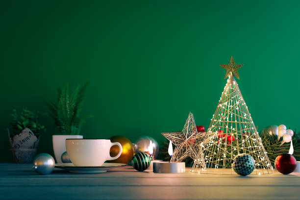 istock christmas ornaments decoration backgrounds, 3d rendering 1786719152