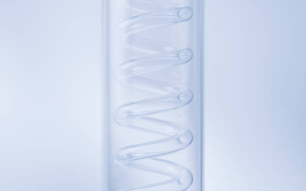 istock Transparent distillation tube background, 3d rendering. 1786733313