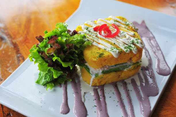 Peruvian Food Causa Rellena