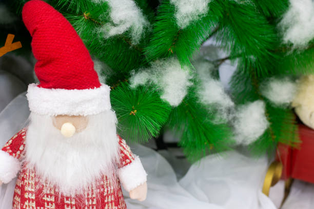 istock Christmas decoration with balls and tree 1786815175
