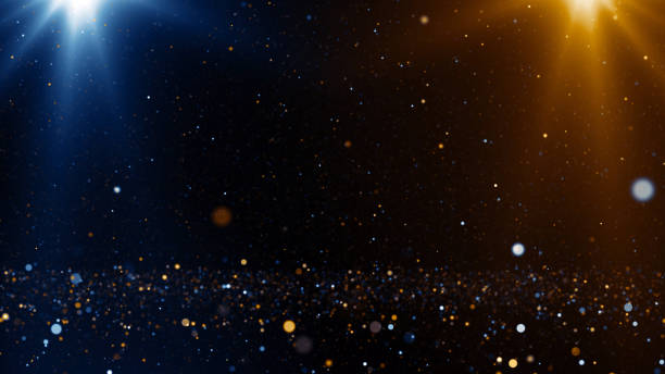istock Particles dust abstract light bokeh motion titles cinematic background 1786831181
