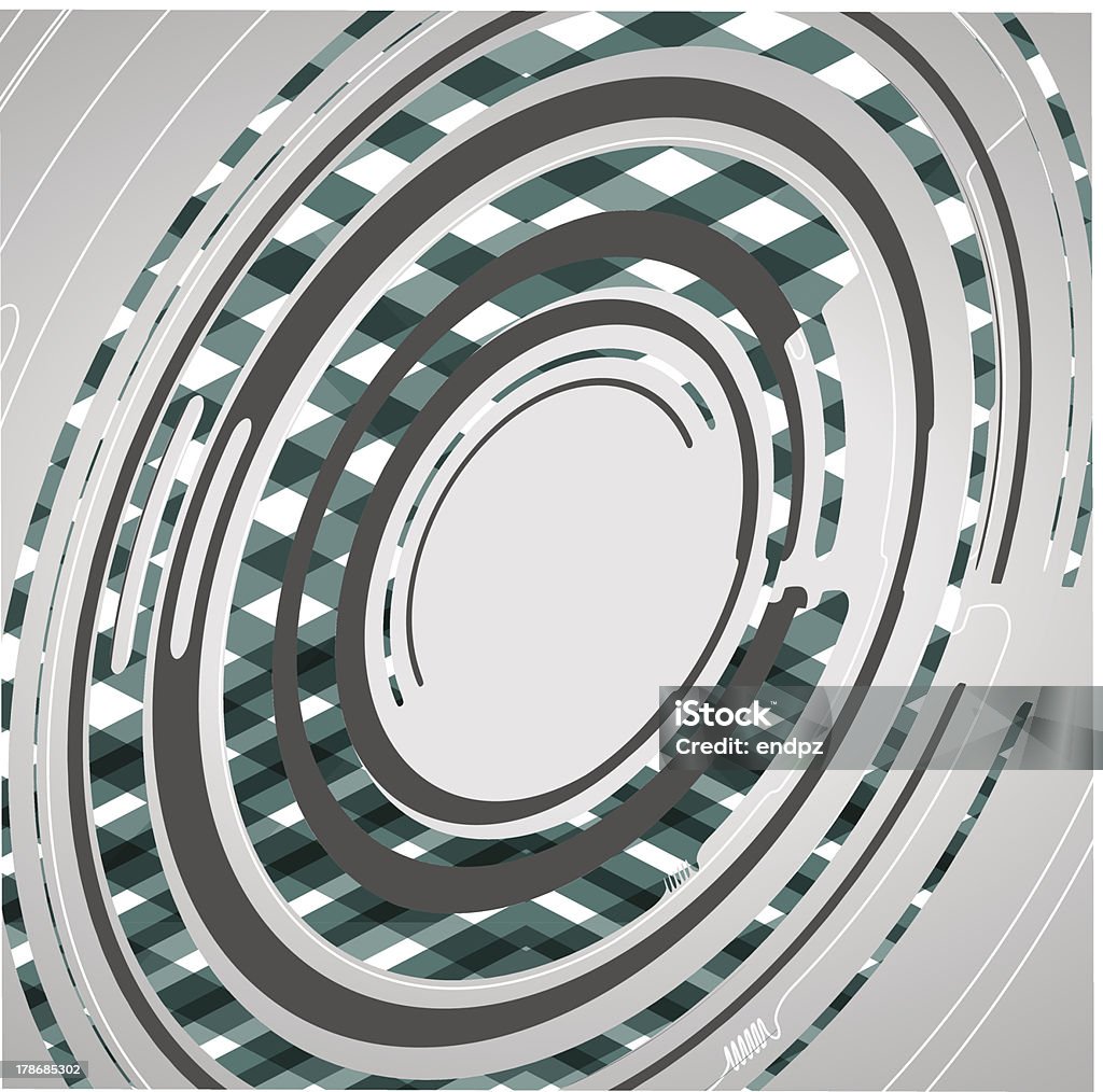 Abstrakt-Technologie Kreise Hintergrund - Lizenzfrei Abstrakt Vektorgrafik