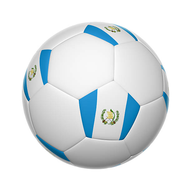 Guatemalan soccer ball stock photo