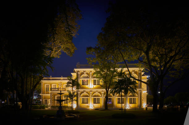 istock Old Heritage British Colonel Building used for current Penang Local Council in Esplanade, George Town, Penang, Malaysia 1786938791