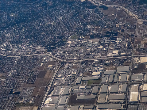 Overview of San Bernardino Redlands Area with San Bernadino International Airport and Surrounding Area
