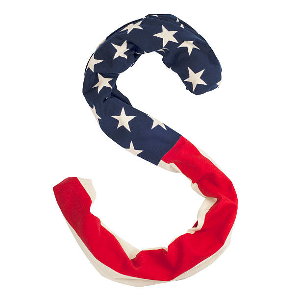 istock letter S, american flag 178702760