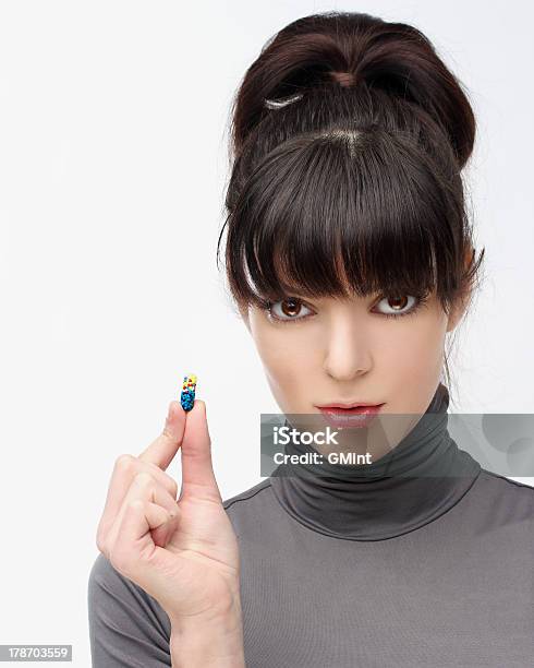 Taking A Pill Stock Photo - Download Image Now - Addiction, Adolescence, Adult