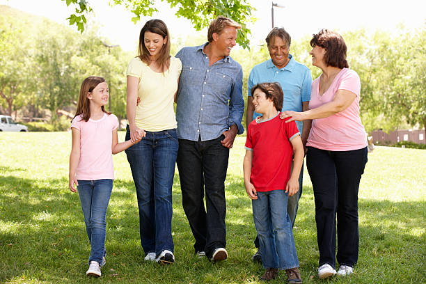 istock Multi generation Hispanic family in park 178703733
