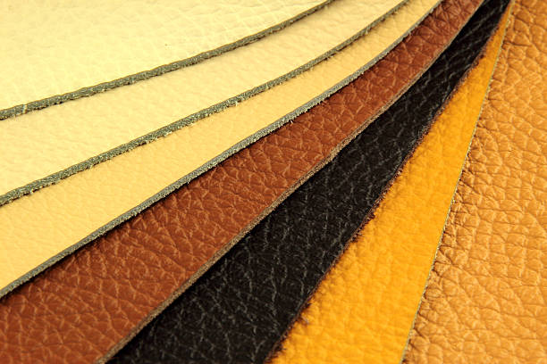 istock Color palette sample picker of leather material 178704391