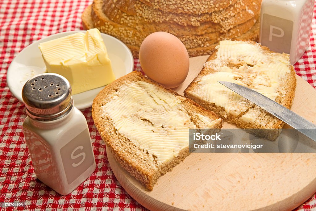 Bread and butter - Lizenzfrei Brotsorte Stock-Foto