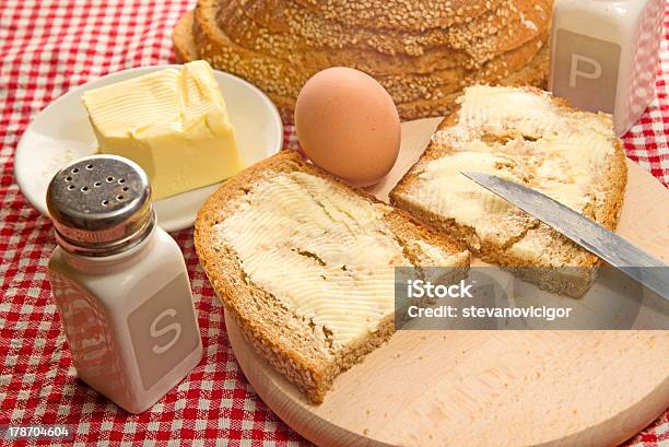 Pane E Burro - Fotografie stock e altre immagini di Burro - Burro, Cibi e bevande, Cibo