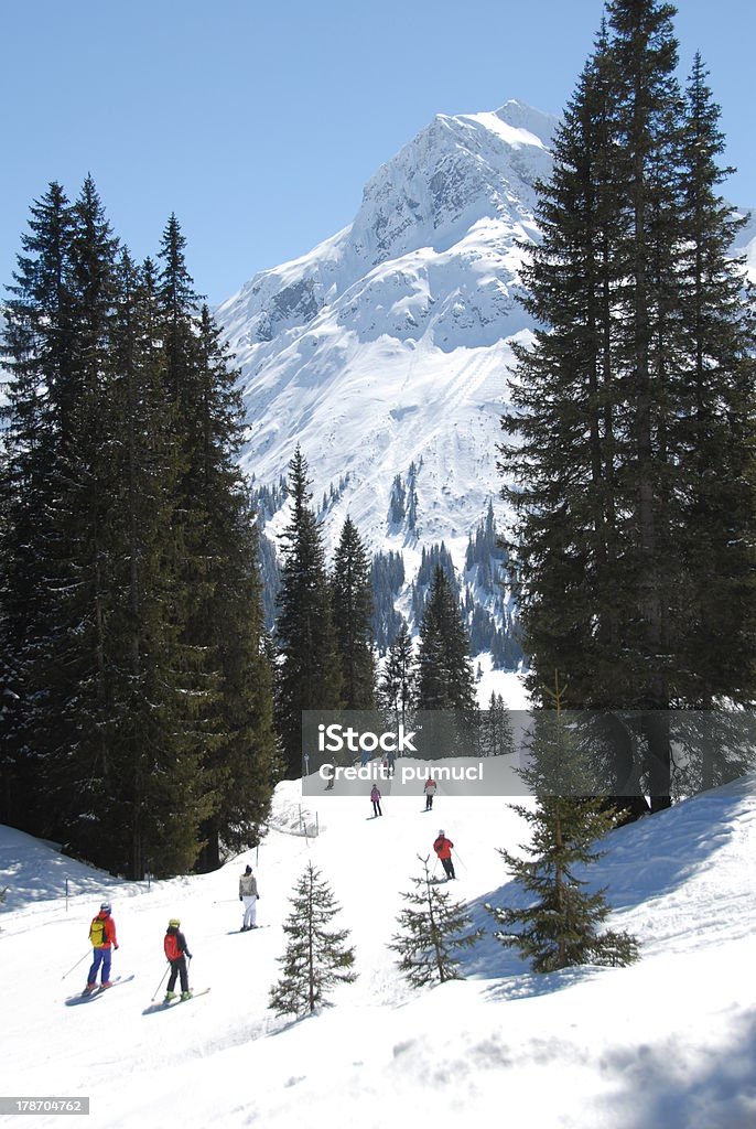 Kurort narciarski Arlberg - Zbiór zdjęć royalty-free (Lech am Arlberg)