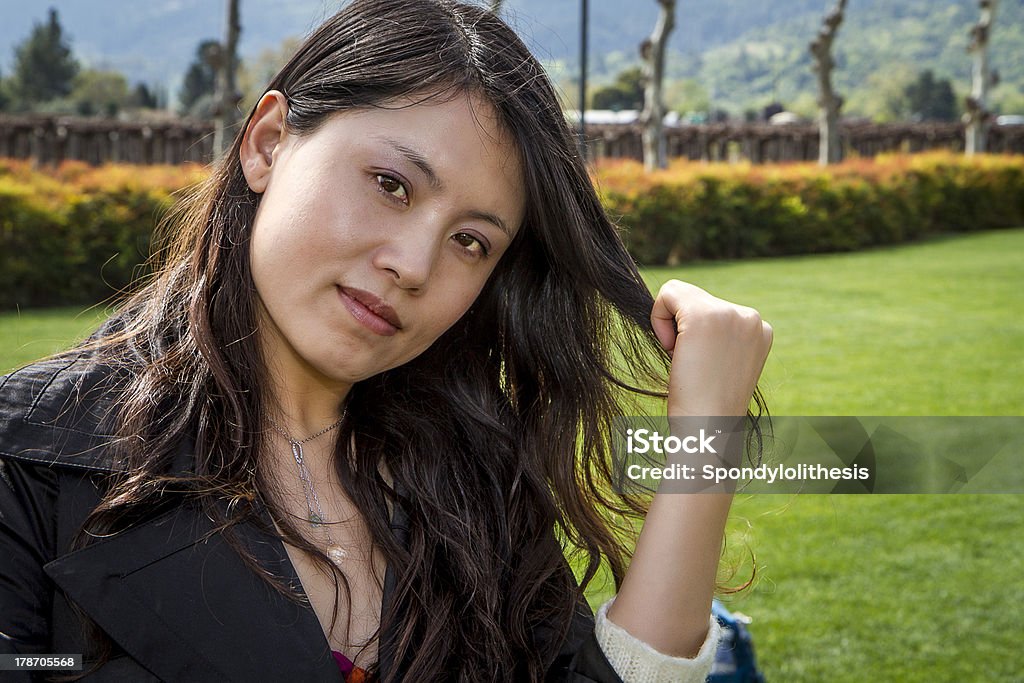 Junge asiatische Frau in Napa, Kalifornien - Lizenzfrei 2000-2009 Stock-Foto