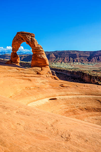istock View of Delicate Arch at sunset 178705575