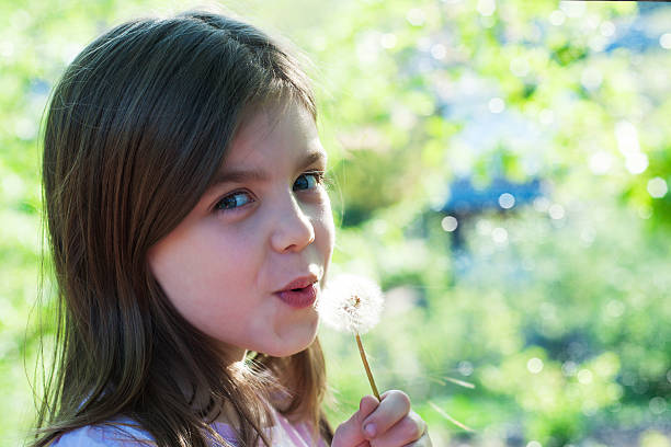 istock Girl with a Dandelion 178707059