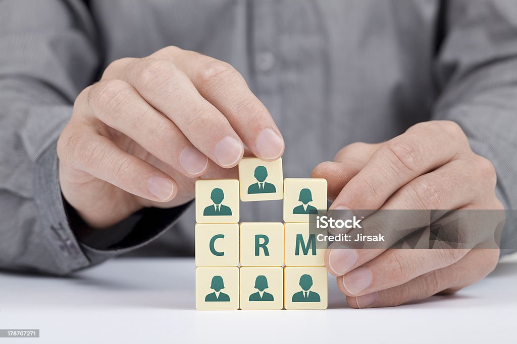 CRM-Konzept - Lizenzfrei Daten Stock-Foto