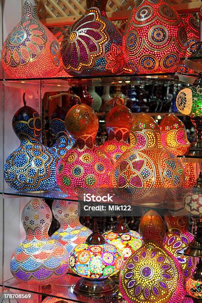 Turkish Traditional Multicolored Lamps Stock Photo - Download Image Now - Art, Art And Craft, Asia