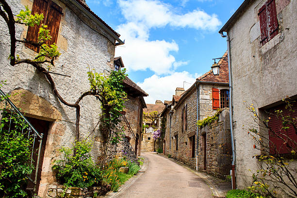 Loubressac village - one of the most gorgeous medieval villages in South-Western France