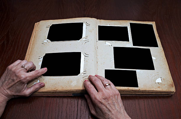istock vintage photo album 178708934