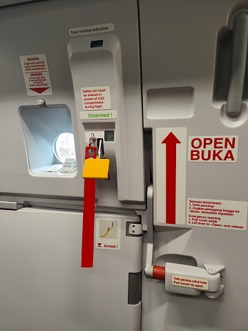 Things inside the aircraft - door