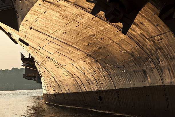 istock aircraft carrier as museum in New York 178710116