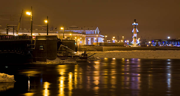 istock St. Petersburg at winter night 178711052