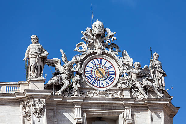 istock Clock On The Top Of St. Peter's Basilica 178711119