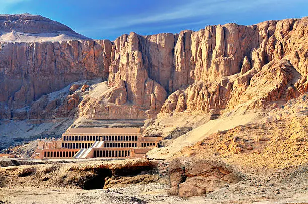 The Hatshepsut temple in the Valley of the Kings