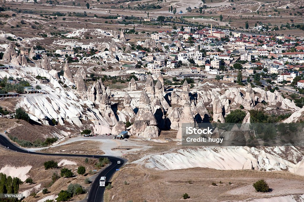 Formações de arenito na Capadócia, Turquia - Foto de stock de Anatólia royalty-free