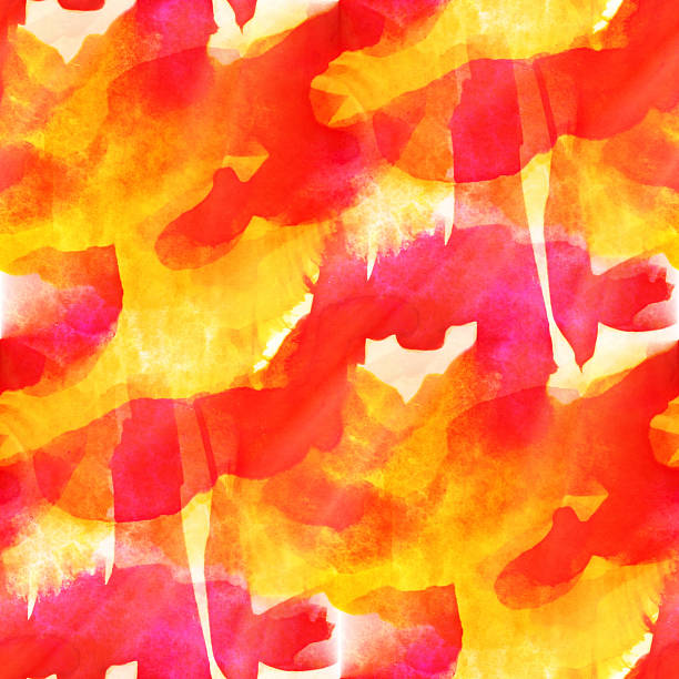 istock hand paint background red, yellow art seamless wallpaper waterco 178715119