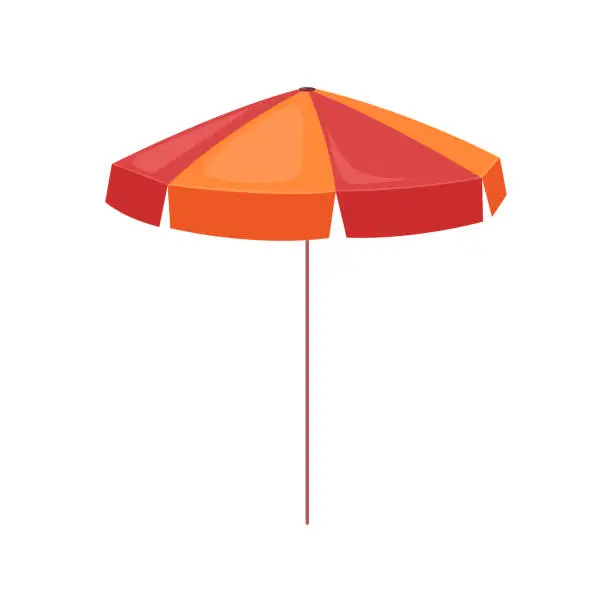 Vector illustration of beach umbrellas 26.07.2023