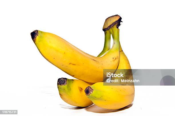 Close Up View Of Banane Isoliert Stockfoto und mehr Bilder von Abnehmen - Abnehmen, Allgemein beschreibende Begriffe, Banane