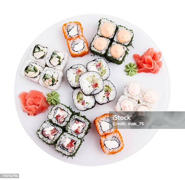 Sushi Stockfoto und mehr Bilder von Abnehmen - Abnehmen, Asien, Avocado