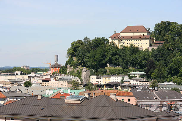 de salzburgo - kapuzinerberg - fotografias e filmes do acervo