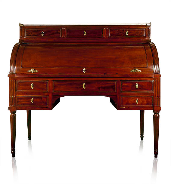 istock Antique writing desk / secretary, isolated 178717214