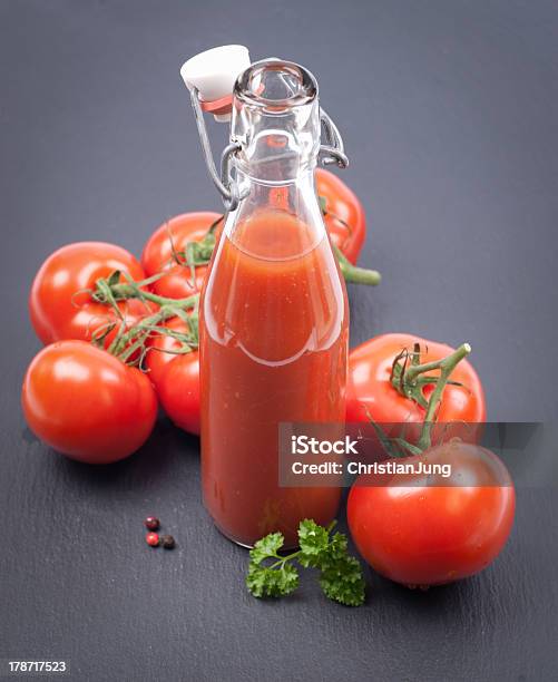 Fresh Tomato Ketchup Stock Photo - Download Image Now - Bottle, Food and Drink, Freshness