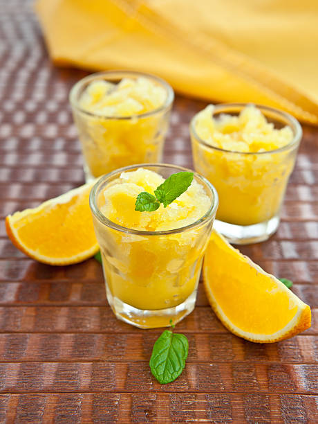 istock Fresh homemade orange granita 178718453