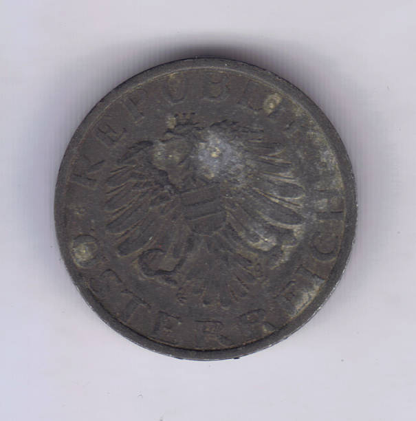 istock Numismatic Coin: Austria Republic Bird Symbol Oxidization Affected 178719525