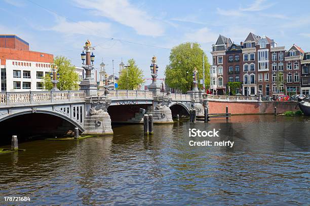 Foto de Blue Ponte De Amsterdã e mais fotos de stock de Amsterdã - Amsterdã, Antigo, Arquitetura