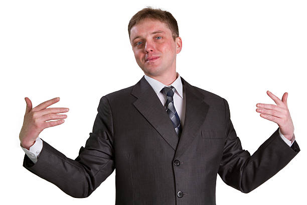 istock Young businessman posing in a suit 178722030