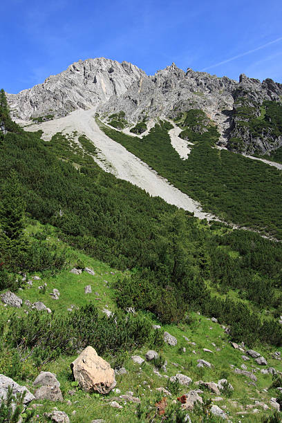 alpen, österreich - lechtaler alps stock-fotos und bilder