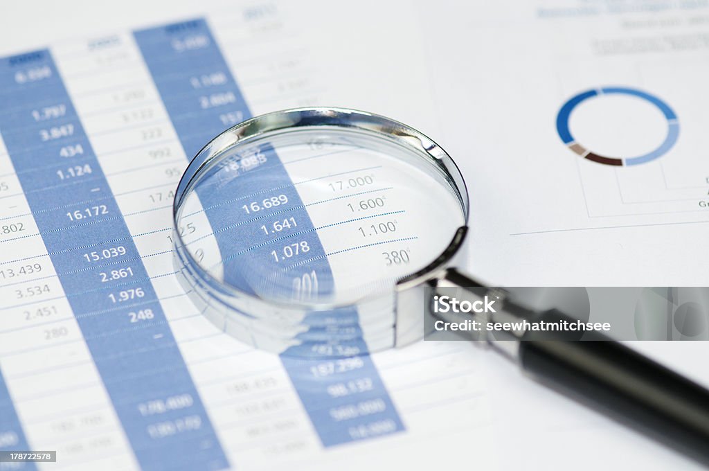 Business-Analyse - Lizenzfrei Steuererklärung Stock-Foto