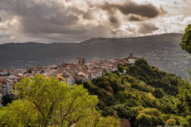 Photo of Agnone, Isernia, Molise. Autumn landscape.