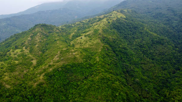 istock Mountain range of a tropical island. 1787237326