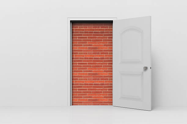 istock Doorway blocked and obstructed 178724149
