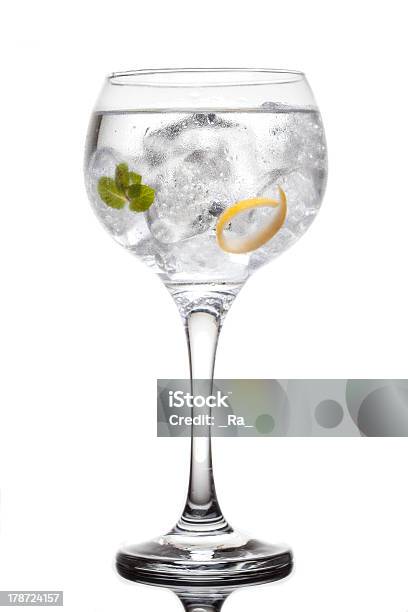 Gin Tonic Cocktail Stock Photo - Download Image Now - Gin, Alcohol - Drink, Cut Out