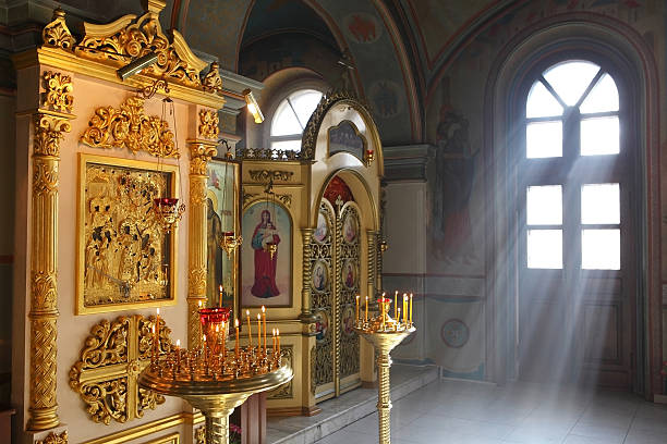 istock Christian orthodox cathedral interior 178724211