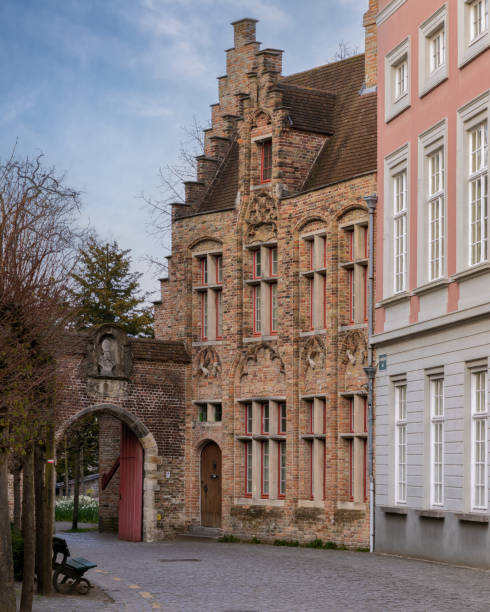 istock Old town in fairytale Bruges 1787242620