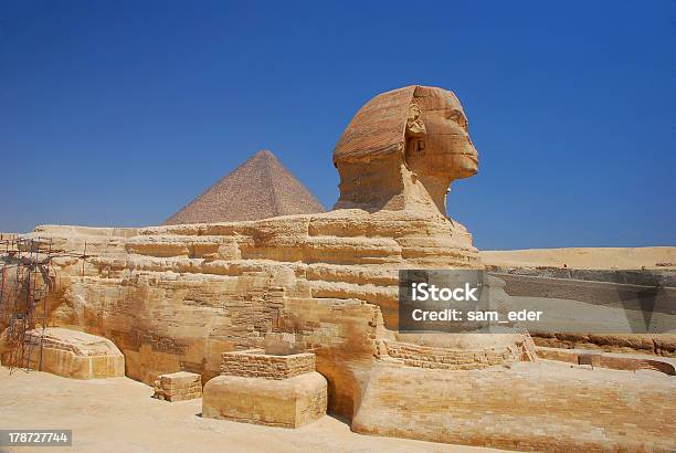 Seitenansicht Der Sphinx In Ägypten Stockfoto und mehr Bilder von Afrika - Afrika, Architektur, Archäologie